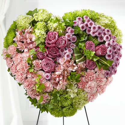 Heartwarming Standing Heart –  Petite Flower Shop, San Antonio TX