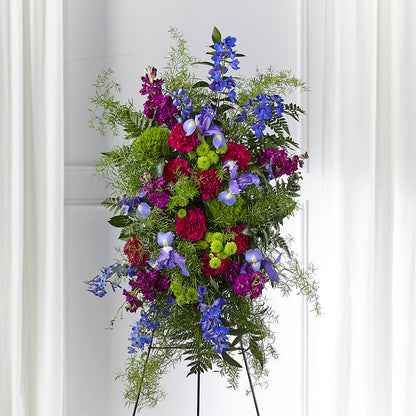 Heavenly Skies Standing Spray –  Petite Flower Shop, San Antonio TX