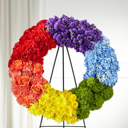 Circle of Love Wreath –  Petite Flower Shop, San Antonio TX