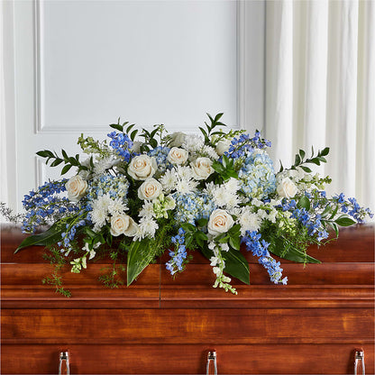 Timeless Essence Casket Spray –  Petite Flower Shop, San Antonio TX