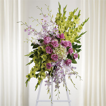 Lasting Legacy Standing Spray –  Petite Flower Shop, San Antonio TX