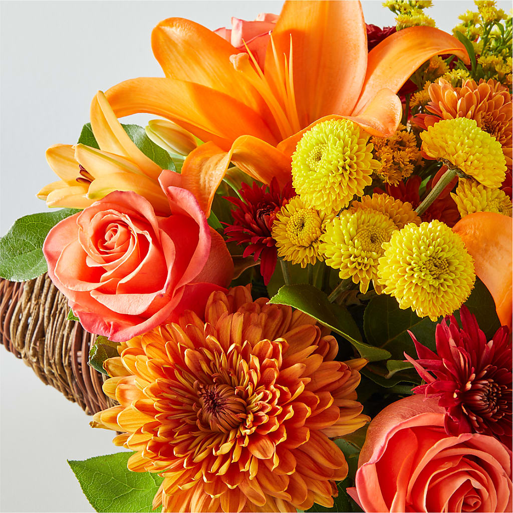 Bouquet of Blessings Cornucopia –  Petite Flower Shop, San Antonio TX