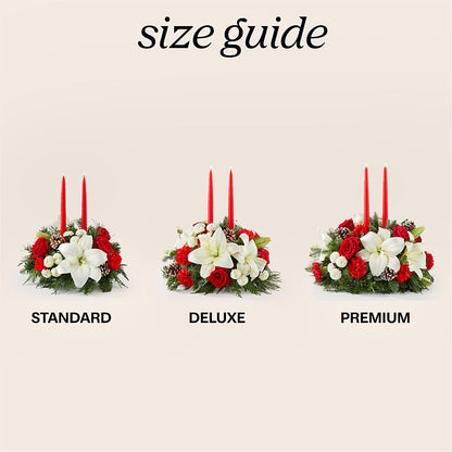 Seasonal Festivities Centerpiece –  Petite Flower Shop, San Antonio TX