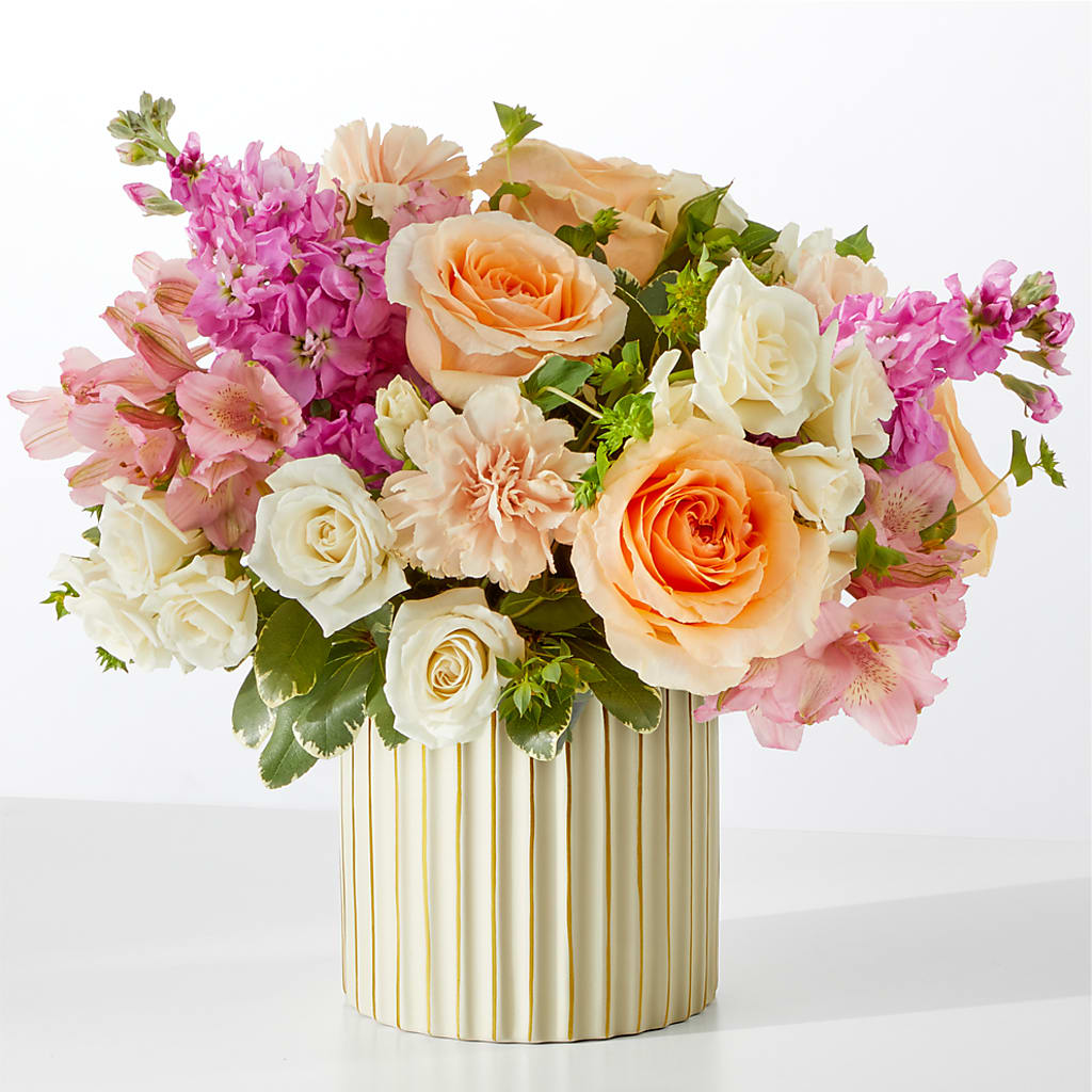 Paradise Bouquet with Ivory Vase –  Petite Flower Shop, San Antonio TX