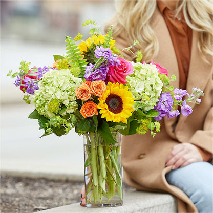 Vibrant Greetings Bouquet –  Petite Flower Shop, San Antonio TX