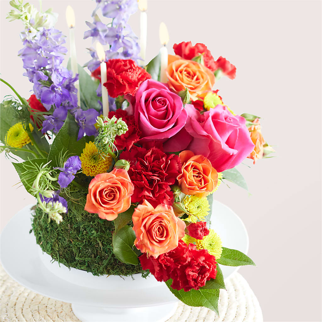 Best Year Yet Floral Cake –  Petite Flower Shop, San Antonio TX