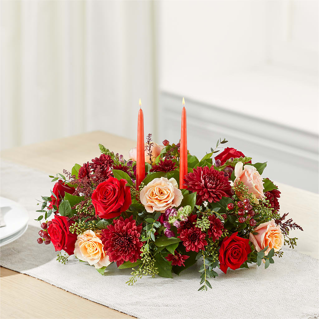 Most Thankful Centerpiece –  Petite Flower Shop, San Antonio TX