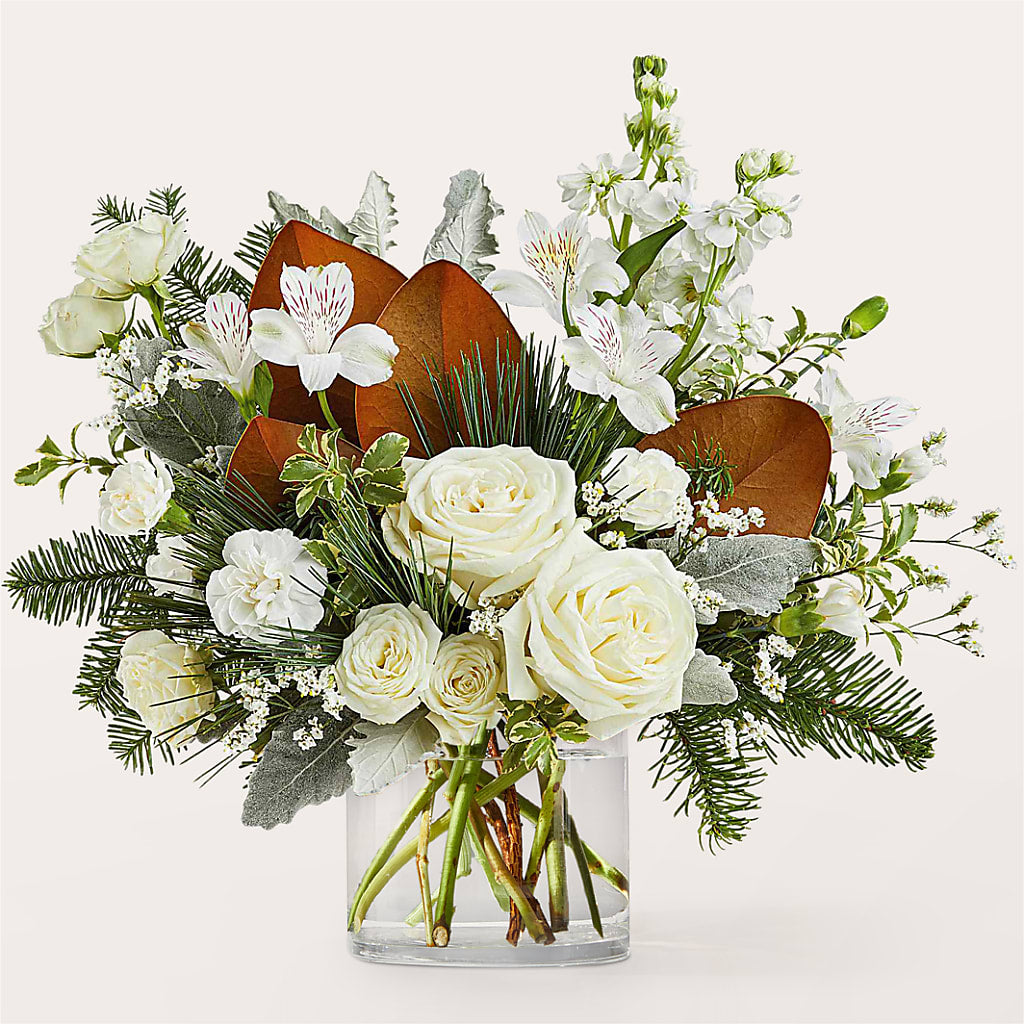 Fresh Snowfall Bouquet –  Petite Flower Shop, San Antonio TX