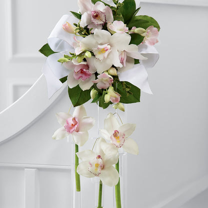 Perfect Entrance Pew Arrangement –  Petite Flower Shop, San Antonio TX
