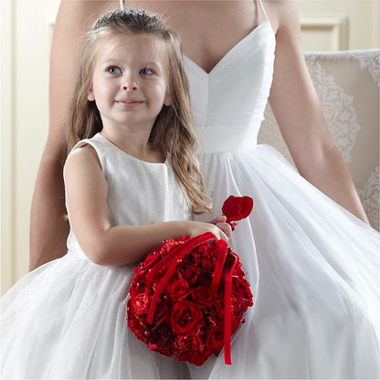 Pure at Heart Flower Girl Arrangement –  Petite Flower Shop, San Antonio TX